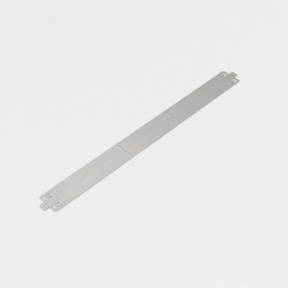 Compact Recessed Light Protector in Brushed Stainless Steel