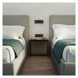 Enna Twin Matte Black Wall Light with LED Illumination