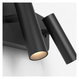 Enna Twin Matte Black Wall Light with LED Illumination