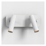 Enna Twin LED Wall Light - Matt White Finish