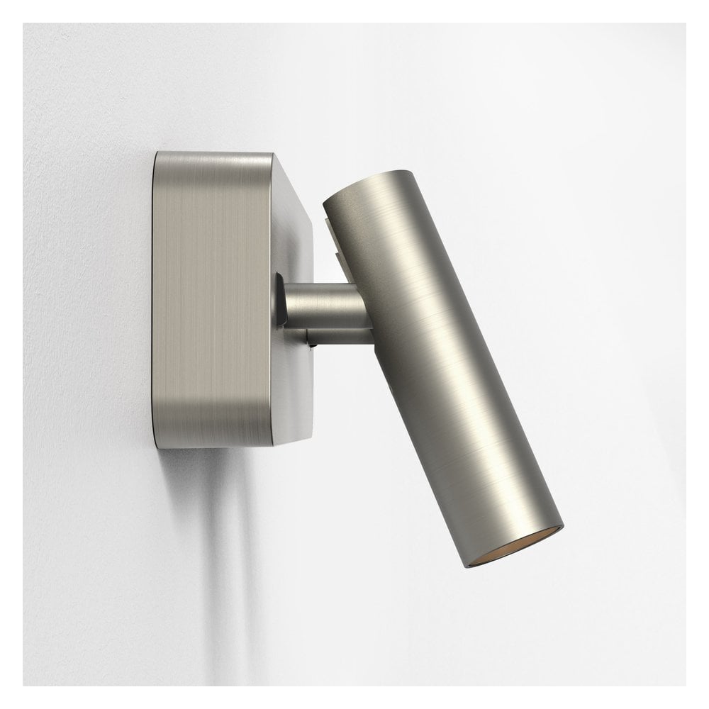 Enna Twin Wall Light in Matte Nickel with Integrated LED