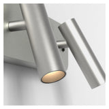 Enna Twin Wall Light in Matte Nickel with Integrated LED