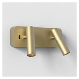 Enna Twin Light in Elegant Matt Gold Finish
