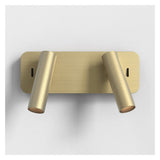 Enna Twin Light in Elegant Matt Gold Finish