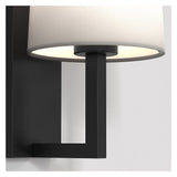 Riva 350 Sleek Matte Black Wall Light