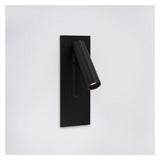 Sleek Matt Black LED Wall Light