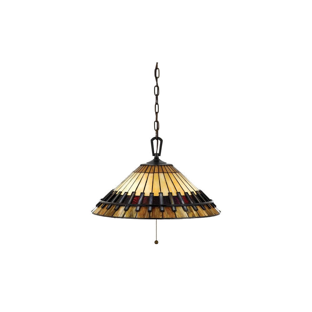 Elegant Chastain Vintage Bronze 3-Light Artisanal Pendant
