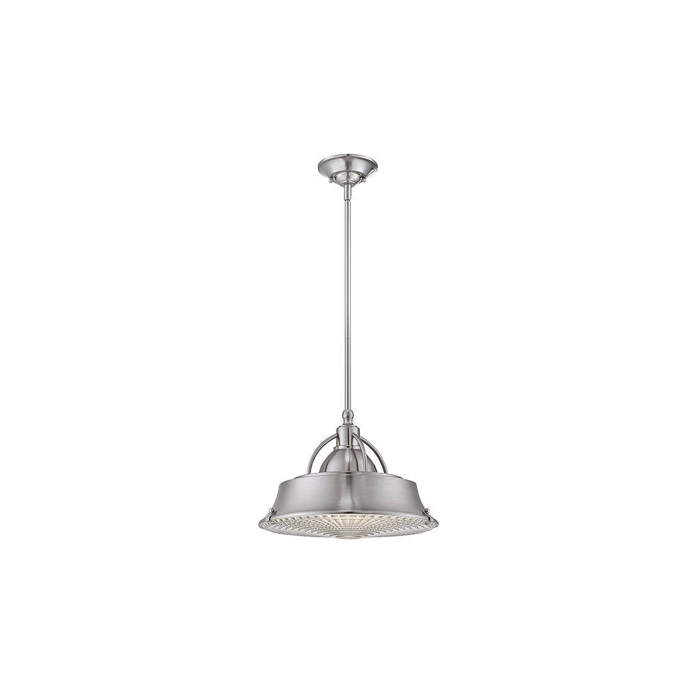 Brushed Nickel Cody Dual-Light Industrial Pendant