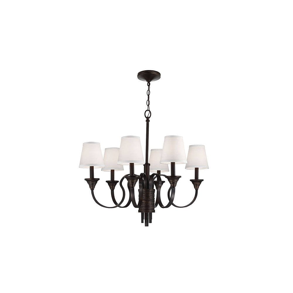 Arbor Creek 6-Light Bronze Chandelier