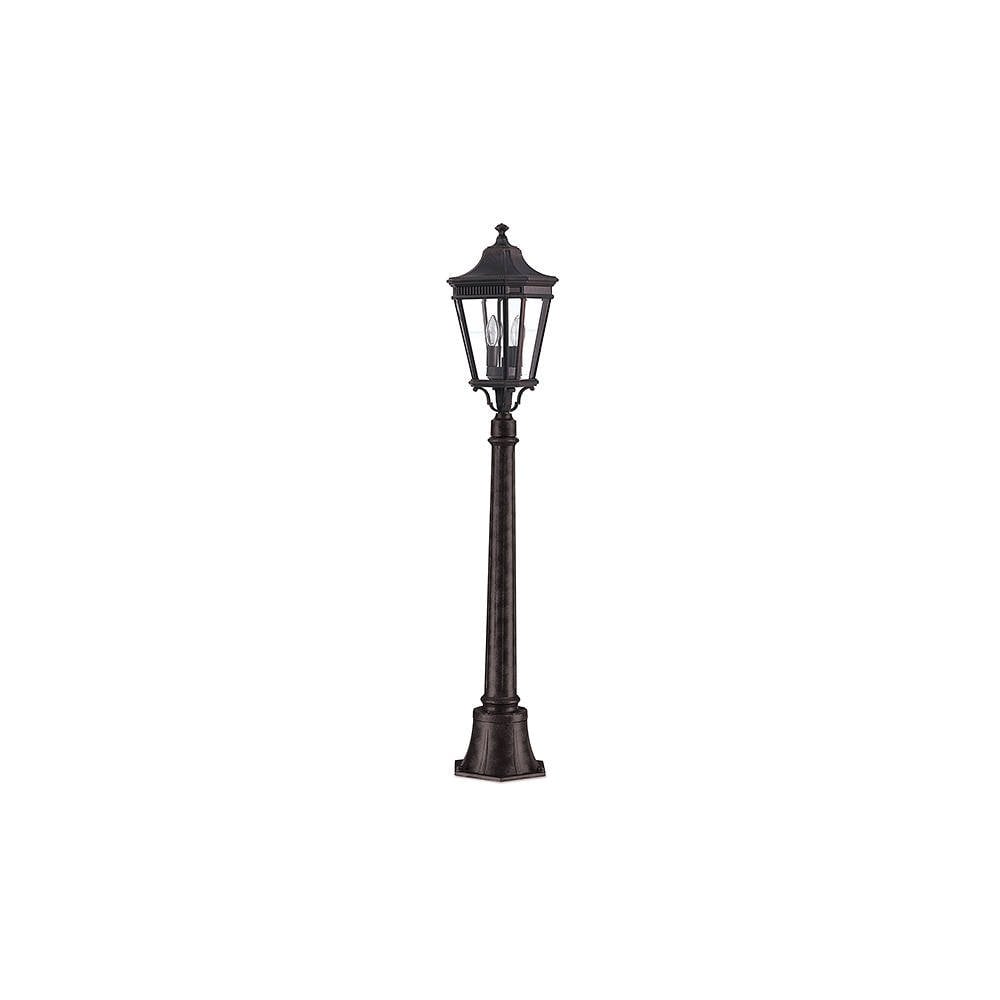 Cotswold Lane Grecian Bronze Outdoor Pillar Lantern
