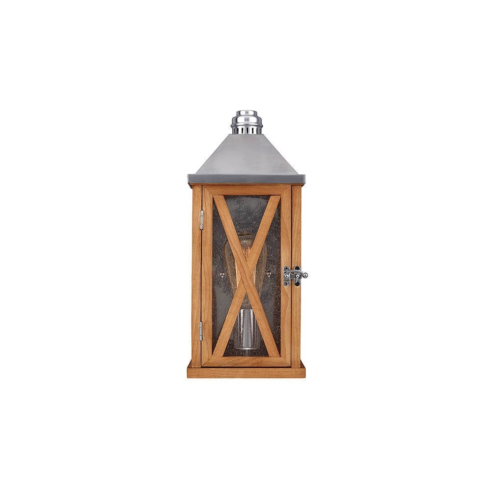 Lumiere Natural Oak Outdoor Wall Lantern