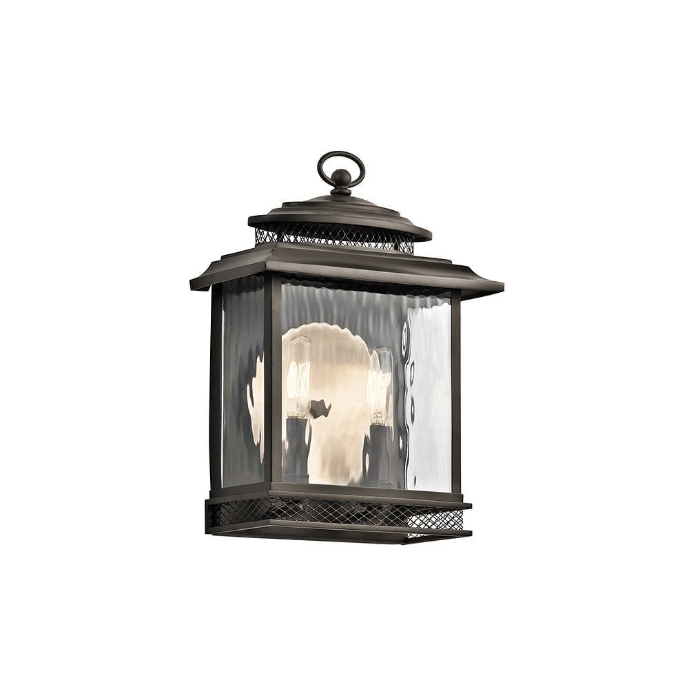 Olde Bronze Double Light Outdoor Wall Sconce