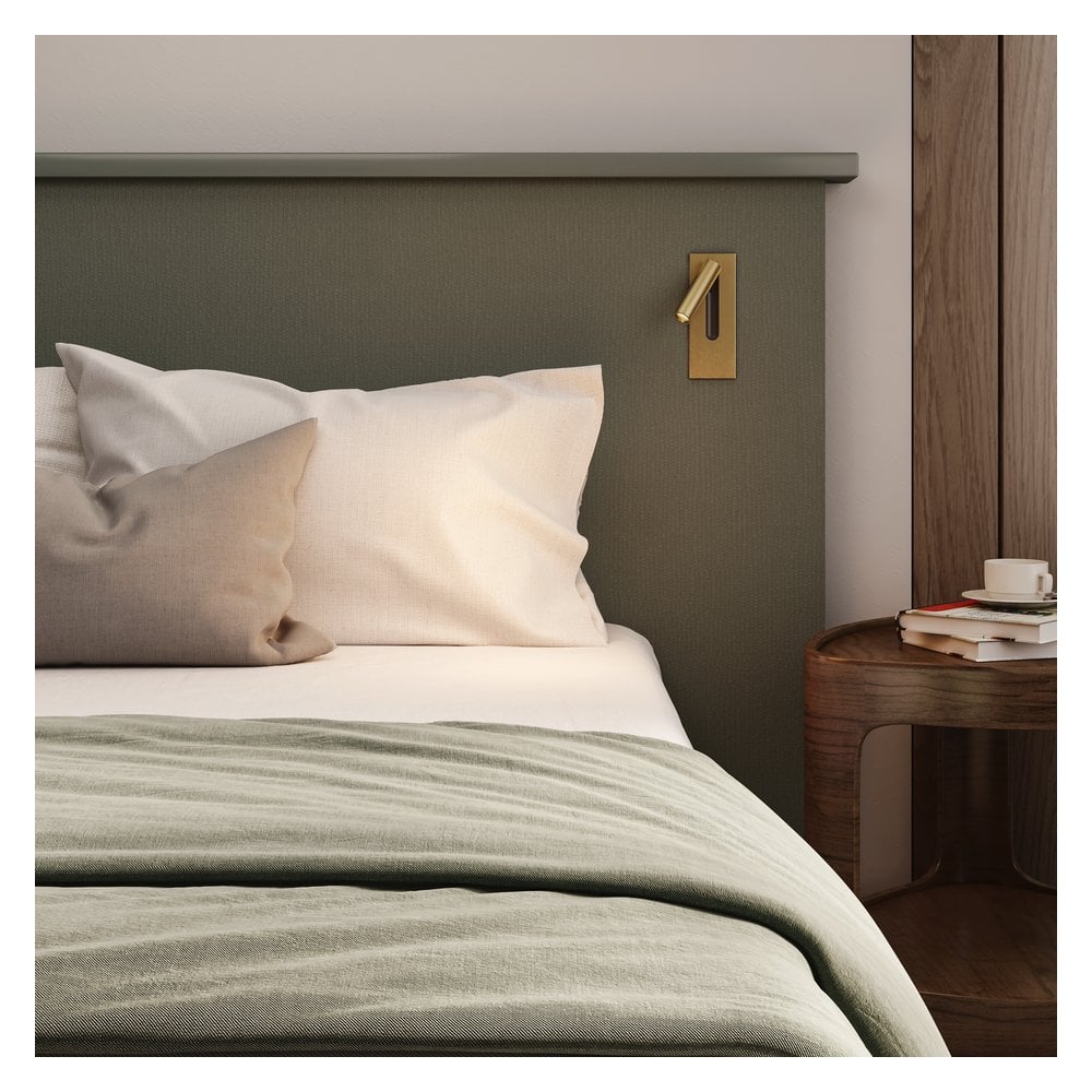 Matt Gold LED Wall Sconce - Fuse 3