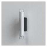 io 420 Matte Black LED Wall Light