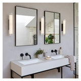 io 420 Matte Black LED Wall Light