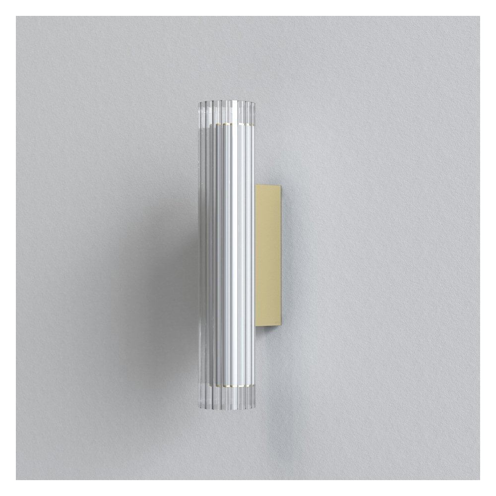Elegant Brushed Gold LED Wall Light