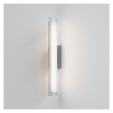Sleek Chrome LED Wall Light Fixture