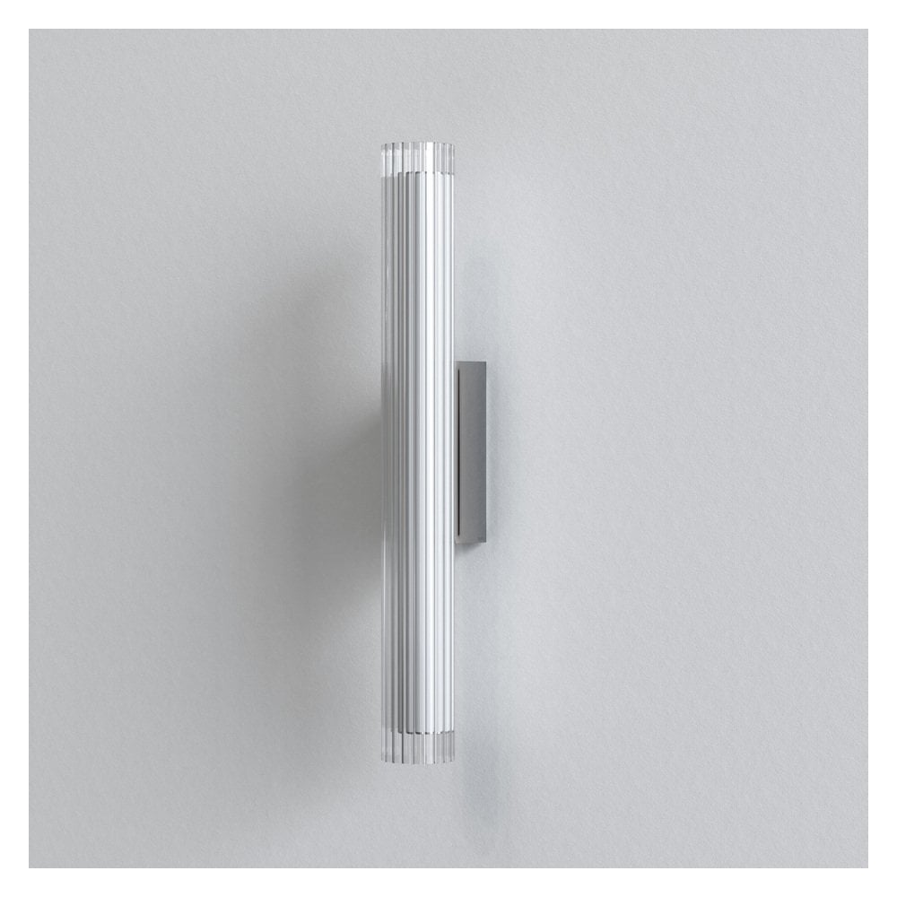 Sleek Chrome LED Wall Light Fixture