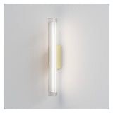 Elegance 665: Modern Matte Gold LED Wall Light