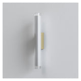 Elegance 665: Modern Matte Gold LED Wall Light