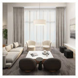 Sleek Cambria Pendant in Matte Nickel Finish