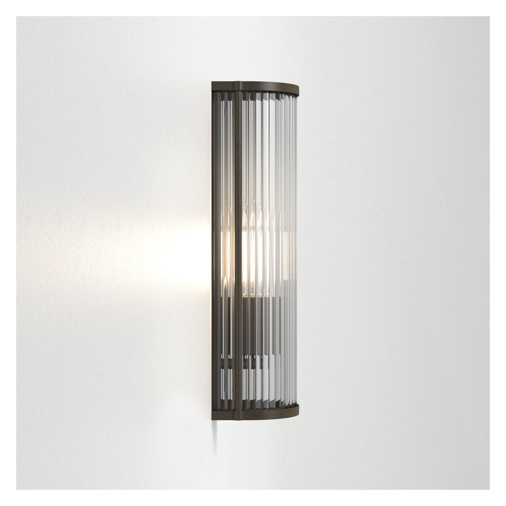 Avignon Bronze Round Wall Light Fixture