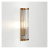 Antique Brass Avignon Round Wall Sconce