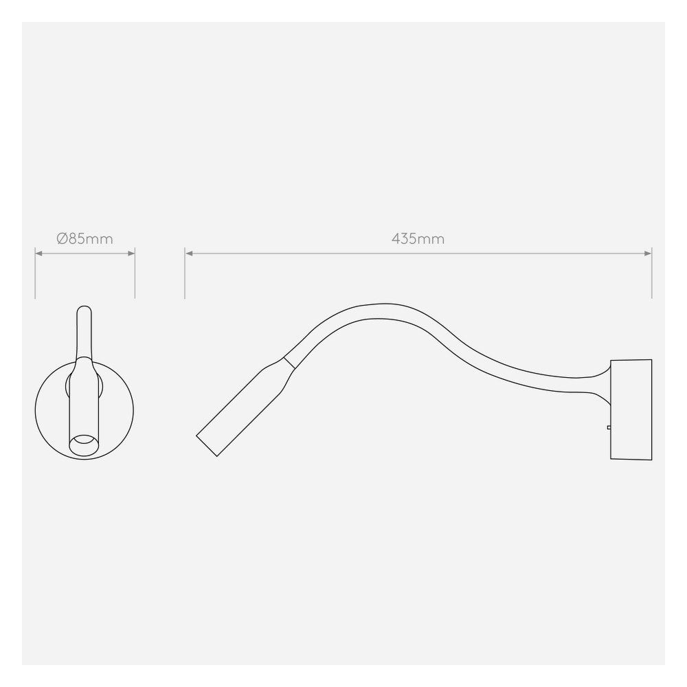 Lucca Ceiling Light in Matte Black - Integrated LED