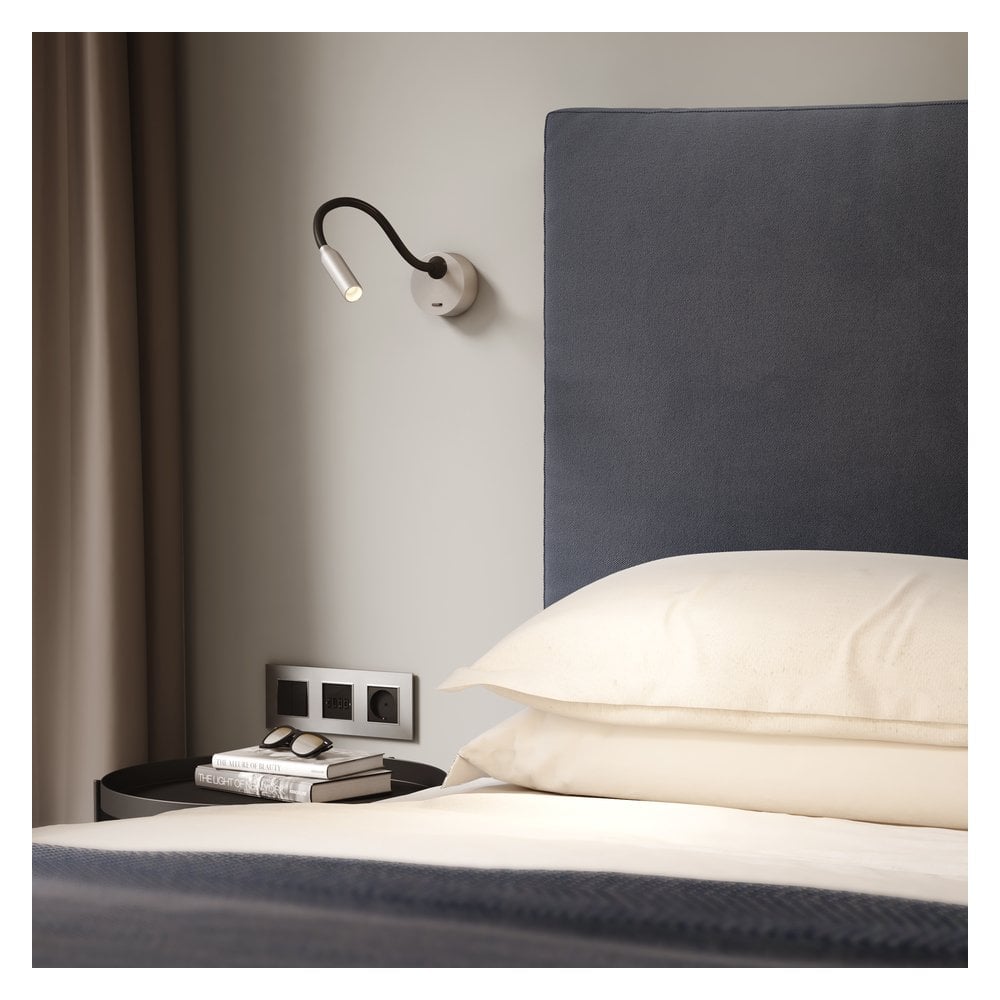 Lucca Surface Matte Nickel LED Light Fixture