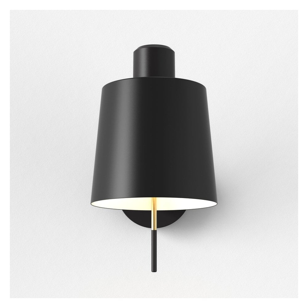 Sleek Black Wall Sconce