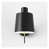 Sleek Black Wall Sconce