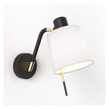 Sleek Black Wall Sconce