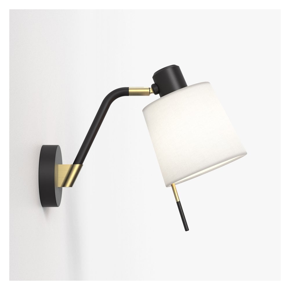 Sleek Black Wall Sconce
