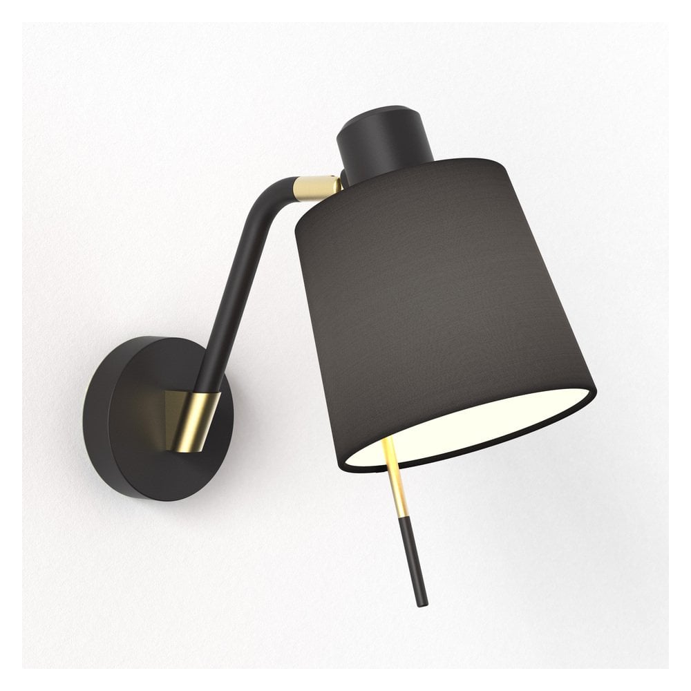 Sleek Black Wall Sconce