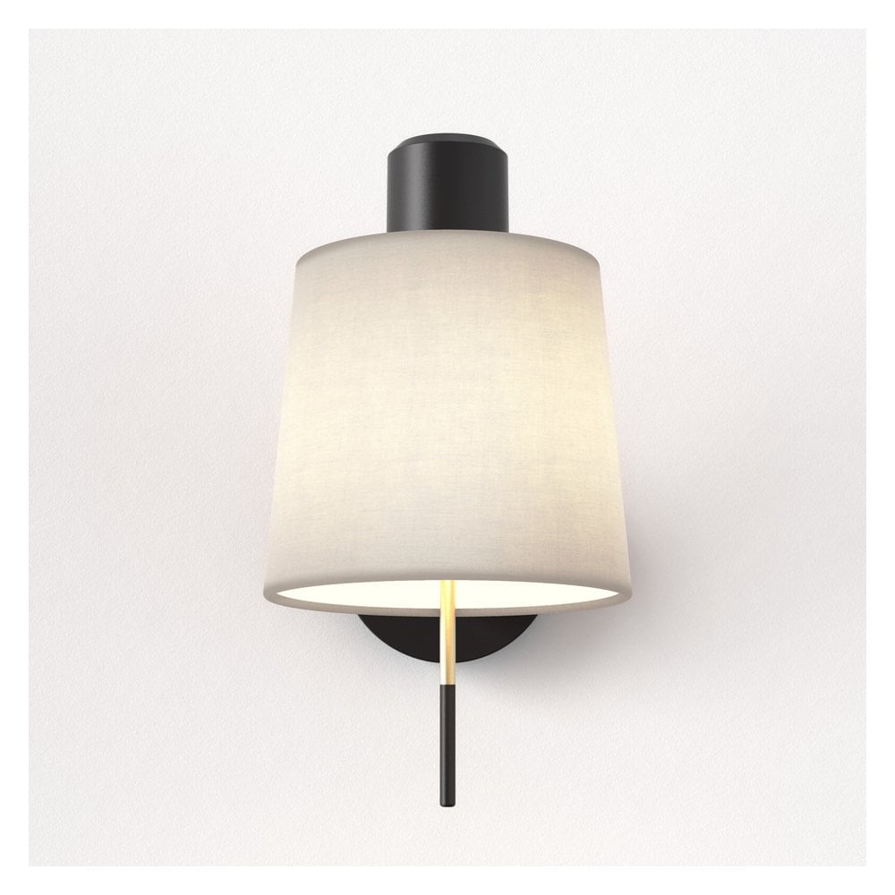Sleek Black Wall Sconce