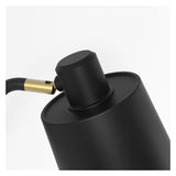 Sleek Black Wall Sconce