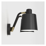Edward Twin Matte Black Wall Light Fixture