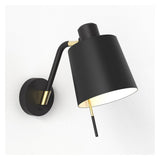 Edward Wall Light - Matte Black Finish