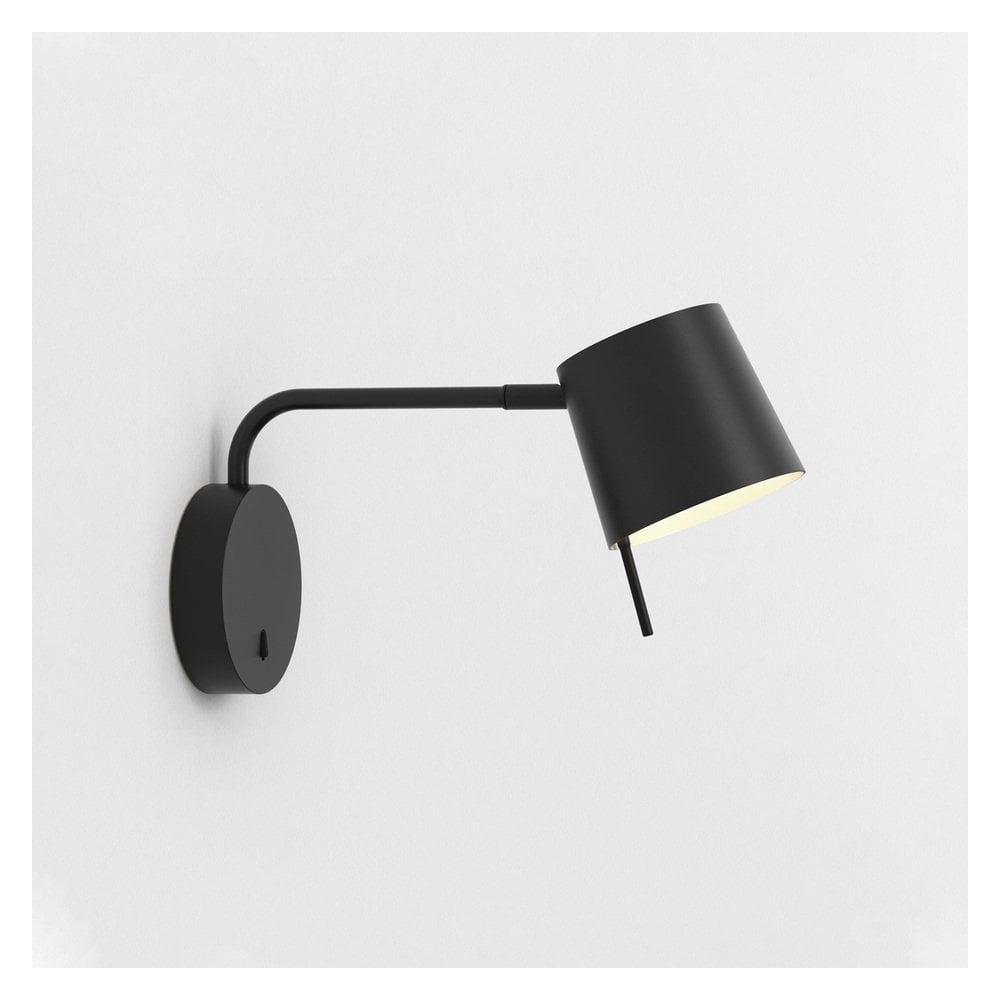 Miura Matte Black LED Swing Arm Light