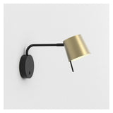 Miura Matte Black LED Swing Arm Light