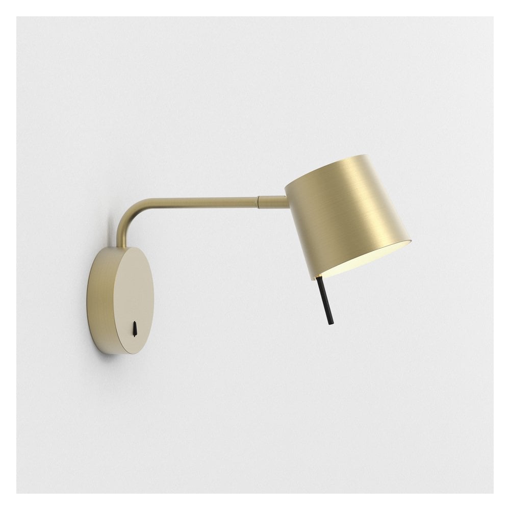 Miura Adjustable Matt Gold LED Wall Lamp