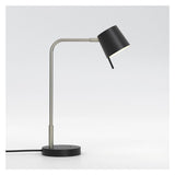 Miura Desk Lamp with USB Port in Matt Nickel Finish