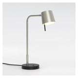 Miura Desk Lamp with USB Port in Matt Nickel Finish