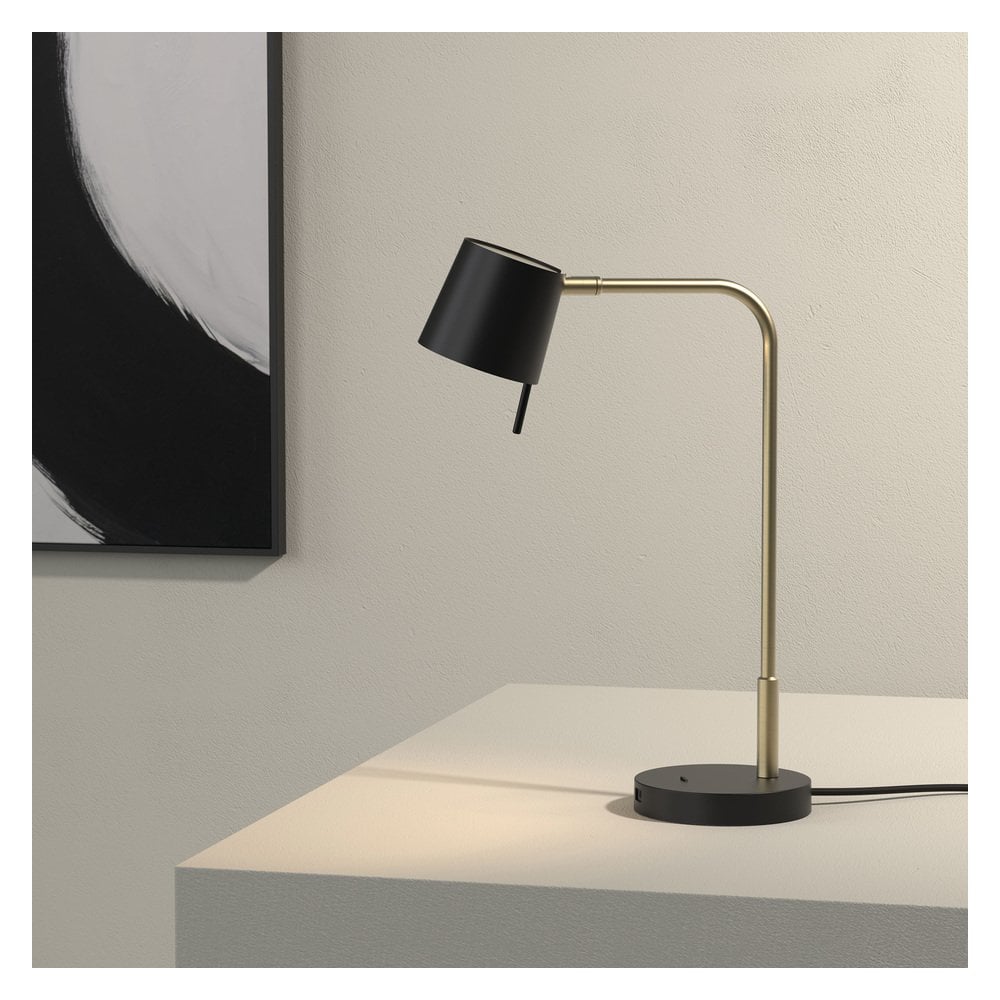 Miura LED Desk Lamp in Matte Gold Finish