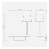 Sleek Matt White Adjustable Wall Lamp