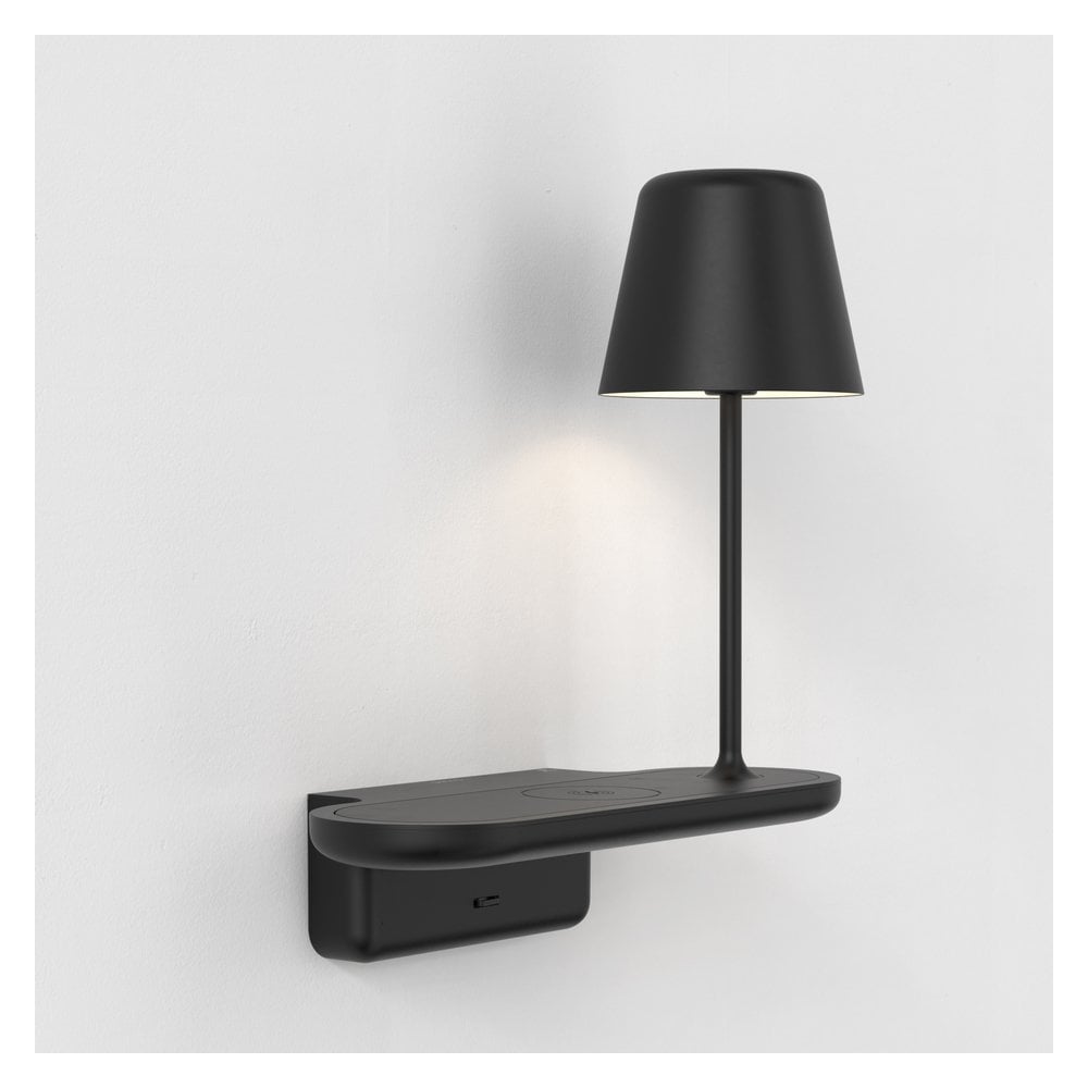 Elegant Matte Black Wall Sconce