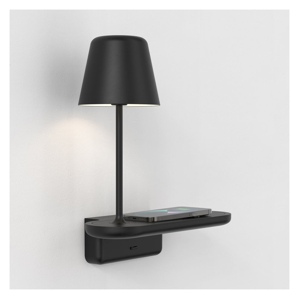 Elegant Matte Black Wall Sconce