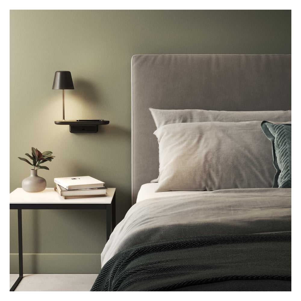 Elegant Matte Black Wall Sconce