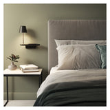 Elegant Matte Black Wall Sconce