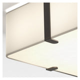 Matt White Modern Ceiling Fixture - E27 LED Compatible